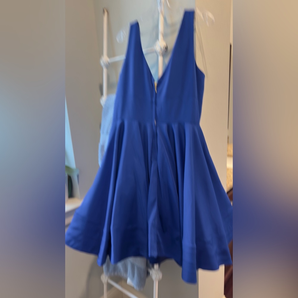 Mac Duggal Blue Dress